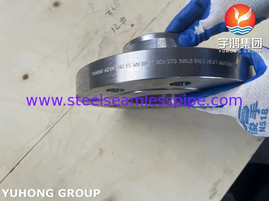 ASTM A182 F5 Liga de aço forjado de pescoço de soldagem WN Flange RF B16.5