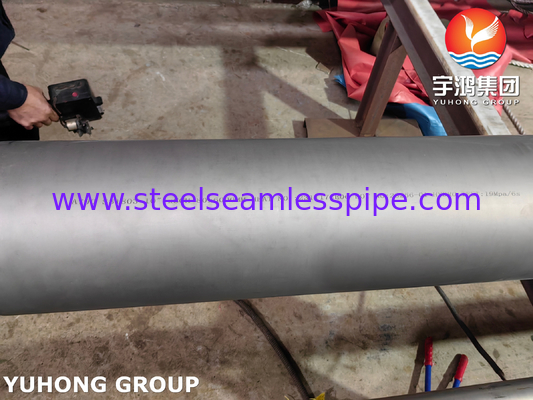 ASTM A790 UNS S31803 Tubo de aço duplex sem costura, em conserva, aquecido