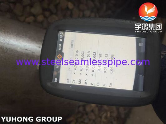 ASTM A335 / ASME SA335 P5 Tubo de liga de níquel sem costura para serviço a altas temperaturas