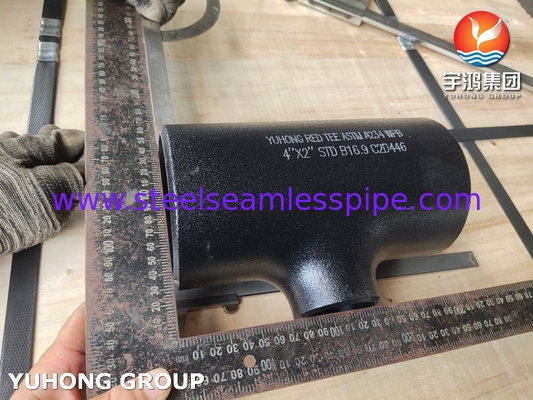 ASTM A234 WPB Acero de Carbono Acessório Redutor Tee Buttwelded B16.9