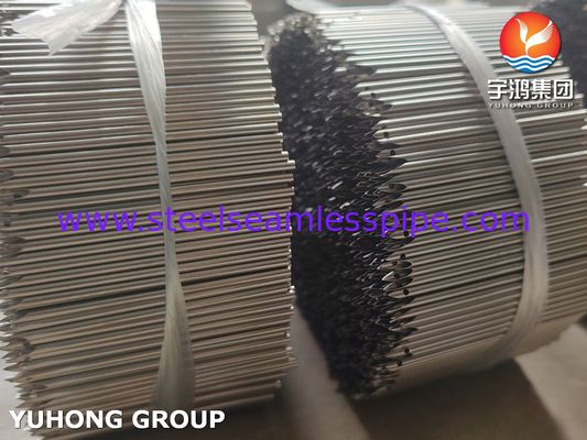 Tubos de agulhas de bordado de aço inoxidável com ponta afiada para a indústria do vestuário, 2,2 mm * 62 mm