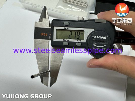 Tubos de agulhas de bordado de aço inoxidável com ponta afiada para a indústria do vestuário, 2,2 mm * 62 mm