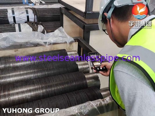 Tubo Finned da curvatura do aço carbono U de ASTM A106 Gr.B para o tubo NDE do permutador de calor disponível
