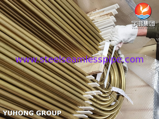 ASTM B395 / ASME SB395 C68700 Tubo de liga de cobre de dobra U para trocador de calor