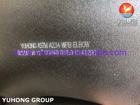 ASTM A234 WPB Cobre de aço carbono Cotovelo 45DEG LR Buttwelded B16.9