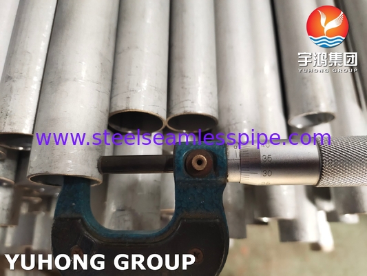 ASTM A789 ASMESA789 SUPER DUPLEX TUBO SEAMLESS DE AÇO S31803, S32205, S32750, S32760, S31254 Para trocador de calor