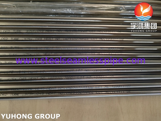 ASTM A269 TP316L Tubos de aço inoxidável polido, soldados por tubos, soldados por tubos de aço austenítico