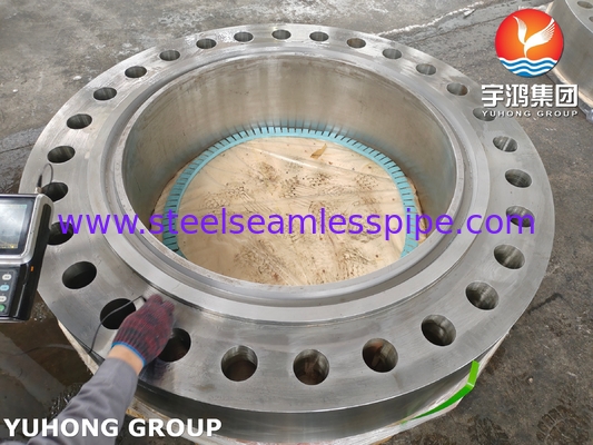 ASTM A105/ASME SA105 Flange de pescoço de soldagem longa de aço carbono, B16.5 Flange LWNRF