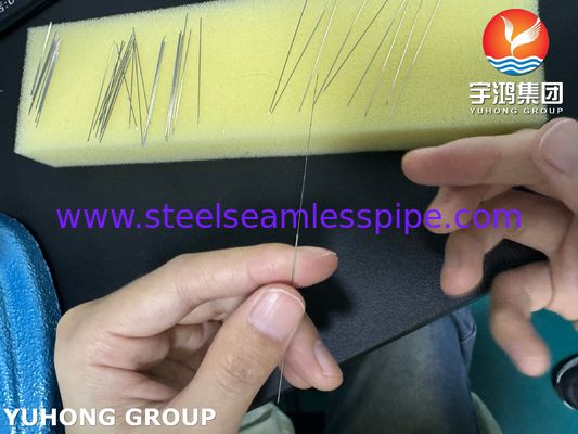 Tubos de agulha de corte traseiro de aço inoxidável 26G para perfuração médica ISO9626 SUS304