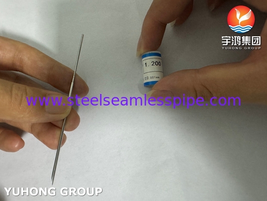 SUS304 Tubo de Agulha Médica Lancet Bevel Point ISO9626 ISO7864