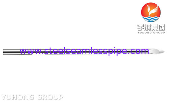 30G Lança de Sangue de aço inoxidável com ranhuras, tubos de agulha de ponta sólida para coleta de sangue, ISO9626