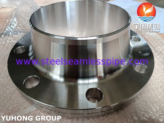 Super duplex 2507 Flange ASTM A182 F53 UNS S32750 Super duplex flange de pescoço de solda