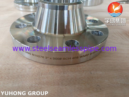 ASTM B462 Hastelloy C276 liga de níquel UNS N10276 Flange de pescoço de solda WNRF