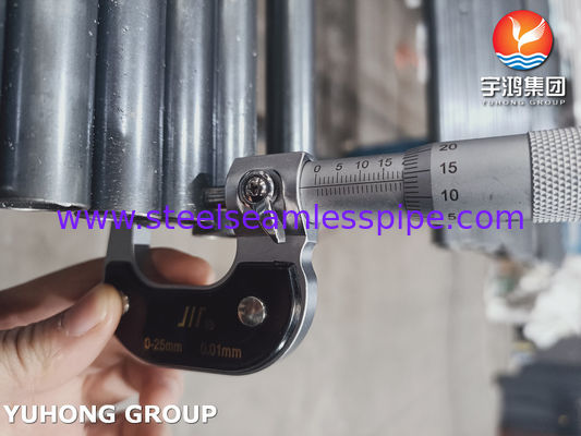 ASTM A268 TP405 UNS S40500 Equipamento de tratamento térmico de tubos sem costura de aço inoxidável ferrítico e martensítico