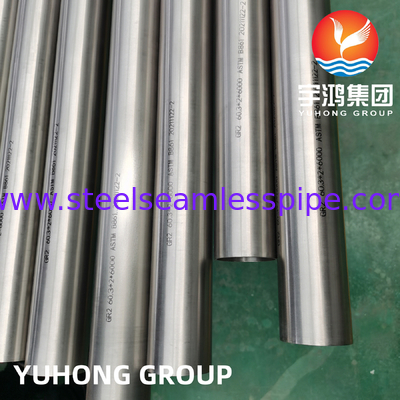 ASTM B861 Grade 2 UNS R50400 Titanium Alloy Seamless Pipe For Seawater Condenser