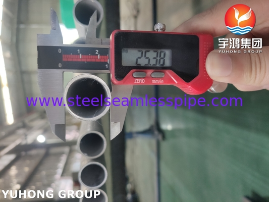 ASTM A249 TP316Ti Tubos soldados de aço inoxidável, petroquímicos, trocadores de calor