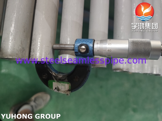 ASTM A249 TP316Ti Tubos soldados de aço inoxidável, petroquímicos, trocadores de calor