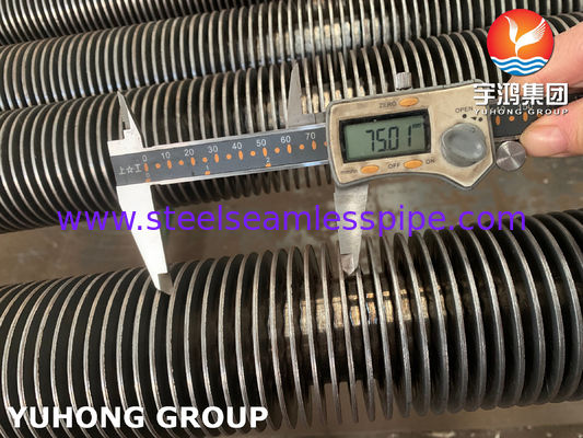 Tubo aleta HFW tipo U ASTM A106 GR.B para caldeiras de recuperação de calor e aquecedores de ar