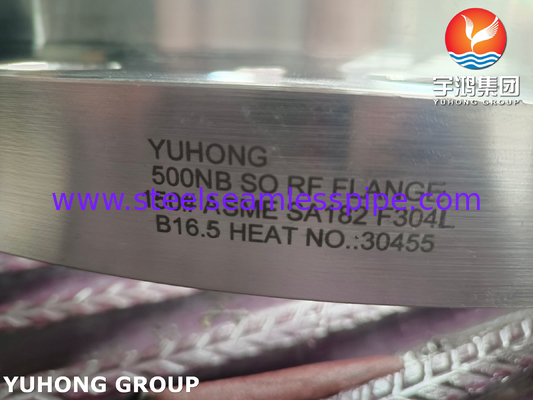 SA182 F304L de aço inoxidável deslizante na flange Bind Flange RF FF para serviço de alta temperatura