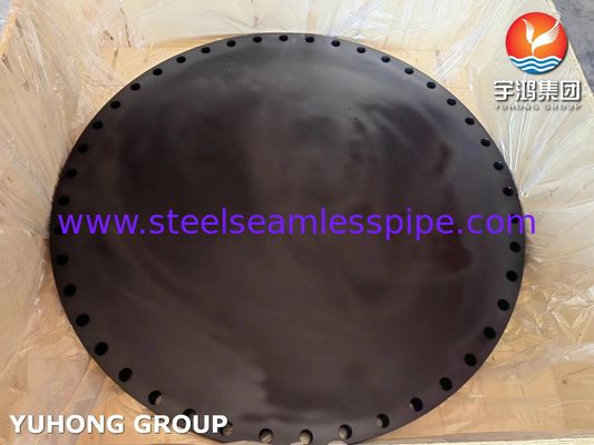 Flange de pescoço para solda em aço carbono ASTM A105 - Série B B16.47, Classe 300/600, Conexão para Tubo