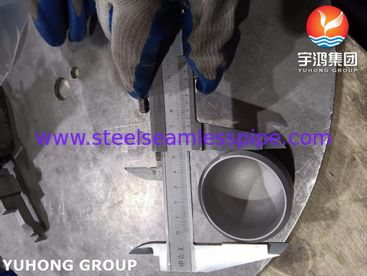 ASTM A815 UNS S32750 Wrought Cap Stainless Steel Piping Fittings for Harsh Corrosive Environments and High Pressure Industrial Applications