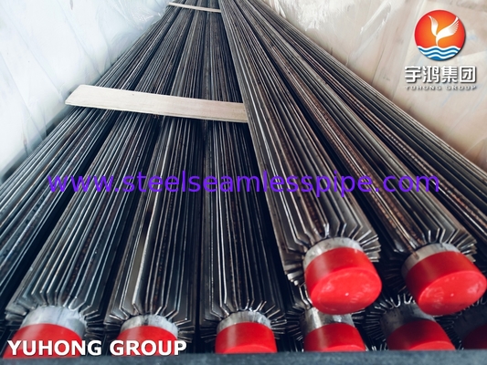 Tubo aleta de solda longitudinal ASTM A213 TP316L para resfriadores de óleo e sistemas de refrigeração