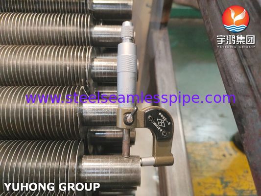 Tubo de barbatanas incorporado de aço carbono ASTM A179 G para arrefecedor de ar