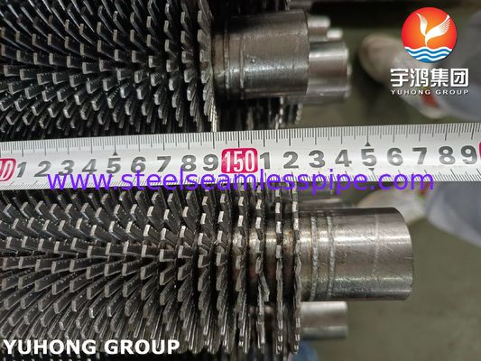ASME SA192 Tubos de barbatanas serrilhadas para sistema de recuperação de calor residual