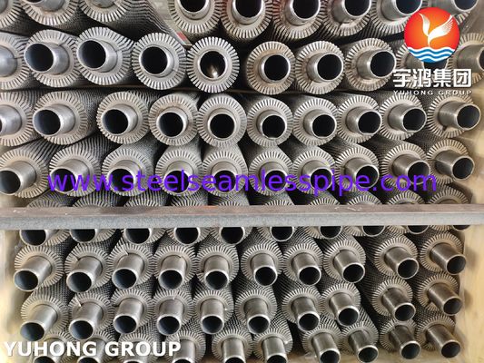 ASME SA192 Tubos de barbatanas serrilhadas para sistema de recuperação de calor residual