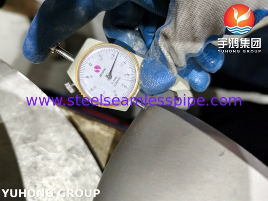ASTM A403 / ASME SA403 WP321H Instalação em aço inoxidável sem costura 180° Cotovelo B16.9
