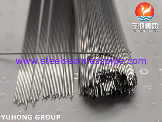 Tubo de Agulha Intravenosa de Aço Inoxidável SUS304 de Grau Médico, Ponta com Corte Posterior