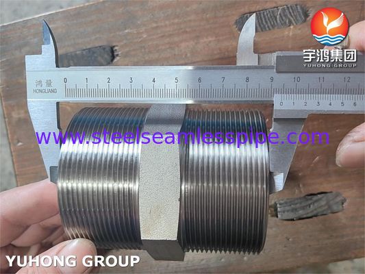 ASTM A182 F316L BSP Forja de pressão de mamilos hexadecimais da União