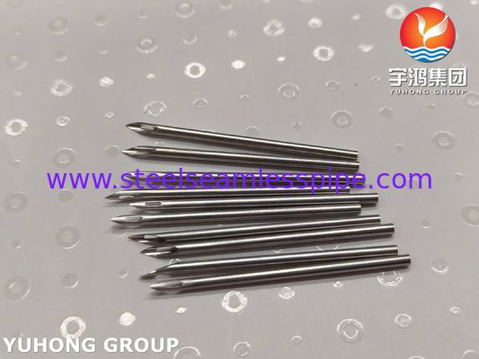 SUS304 Oval-Shaped Back Eye Tip Arteriovenous Fistula Needle Tube For Haemodialysis