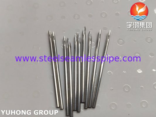 SUS304 Oval-Shaped Back Eye Tip Arteriovenous Fistula Needle Tube For Haemodialysis