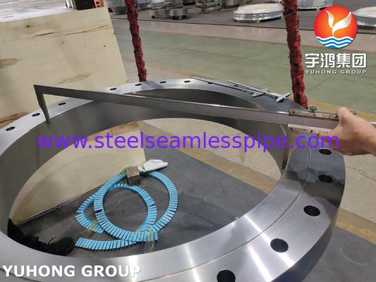 ASME SA350 LF2 CL1 Partes do trocador de calor Flange superior do corpo Flange inferior