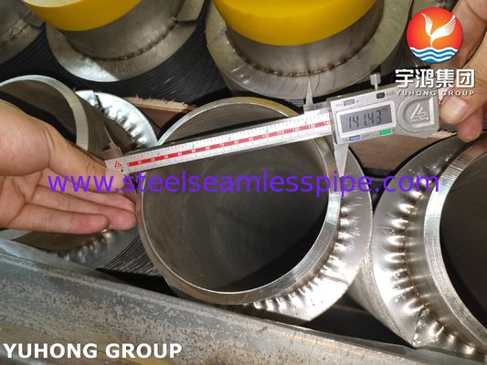 ASTM A376 TP347H sólido Tubos de soldagem em espiral de alta frequência HFW Fin com 11Cr