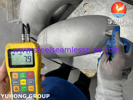 ASTM A403 WP304H Acero inoxidável ajustável de curta distância com cotovelo e traseira soldado sem costura B16.9