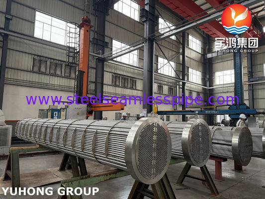 BV inspeccionado SA182 F11 GR.2 Tubos de folha de vidro e trocador de calor de tubo TEMA tipo R para transferência óptima de calor