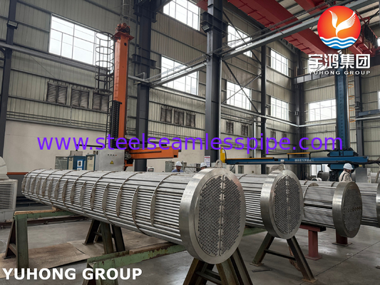 BV inspeccionado SA182 F11 GR.2 Tubos de folha de vidro e trocador de calor de tubo TEMA tipo R para transferência óptima de calor