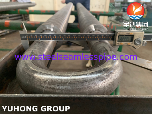 ASTM A106 GR.B HFW U Fin Tube Material de barbatanas de aço carbono durável