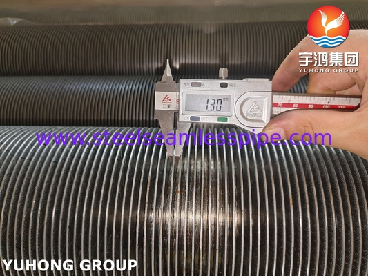 Tubo sem costura de aço ligado, ASME SA335 P9, tubo de barbatana sólida, para sistema HRSG