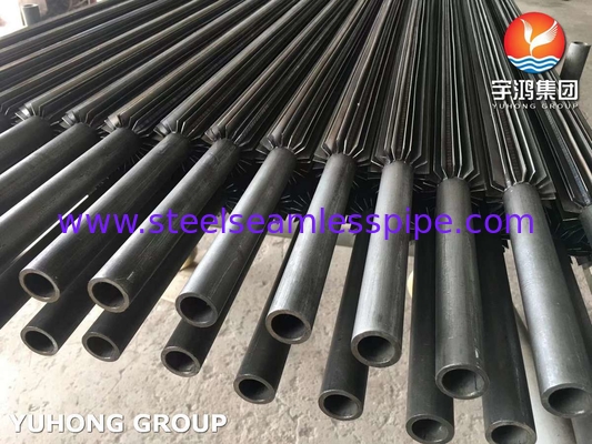 Tubo aleta longitudinal ASTM SA210 Gr A1 com aleta de aço carbono para trocador de calor