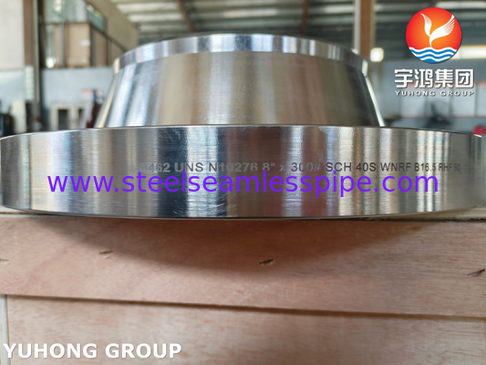 ASTM B564 N10276 Hastelloy C276 Flange de Pescoço para Solda RF FF ASME B16.5
