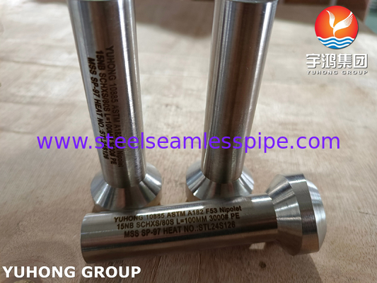 ASTM A182 F53 Aço Super Duplex 2507 Nipolet MSS SP-97