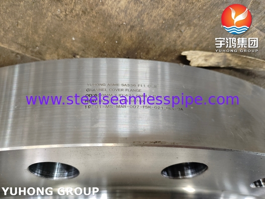 Capa de canal de aço ligado Flange lateral da carcaça SA336 F11 CL2