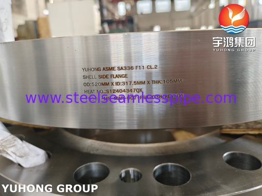 Capa de canal de aço ligado Flange lateral da carcaça SA336 F11 CL2