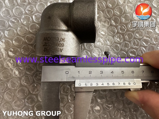 Cotovelo forjado de aço liga ASTM A182 F92 de 90 graus 2 polegadas B16.11