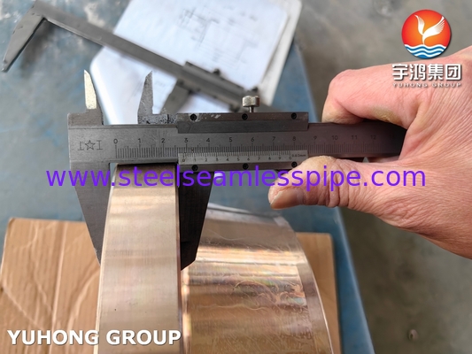 ASTM B283 C70620 Flange de liga de cobre e níquel para aplicações marítimas