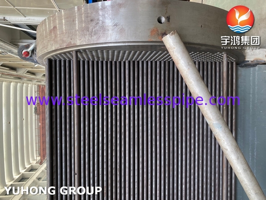 Trocador de calor Classe R TEMA: Feixe de tubos sem costura de aço carbono, 1.5×Teste hidrostático por ASME Sec VIII