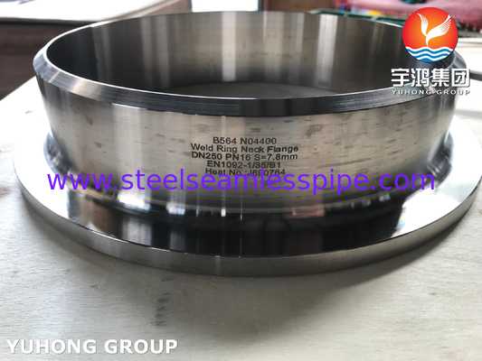 Flanges WNRF N04400 ASTM B564 Conformes Flanges Resistentes à Corrosão de Alto Desempenho